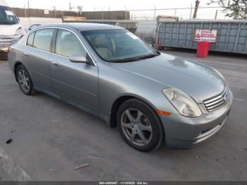  Salvage INFINITI G35x