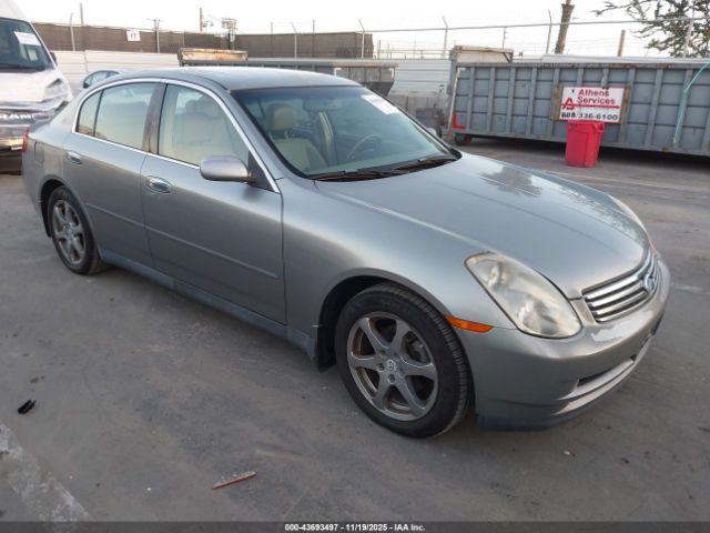  Salvage INFINITI G35x