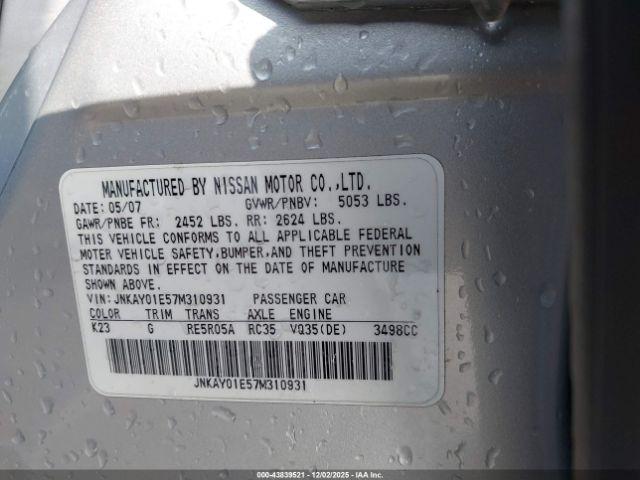 INFINITI M35 Image 10