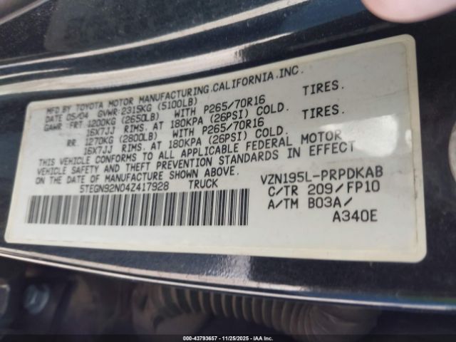 Toyota Tacoma Prerunner V6 Image 11