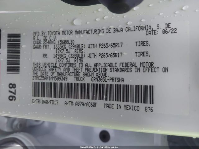 Toyota Tacoma Trd Sport Image 3