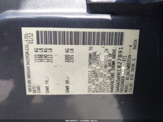 Nissan Maxima 3.5 Sv Image 4