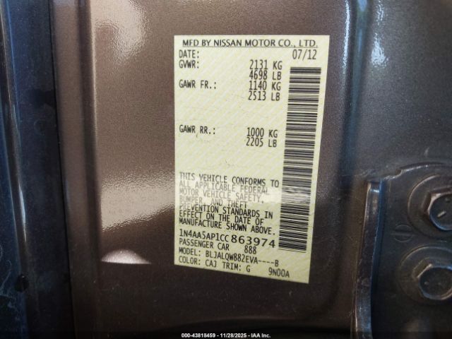 Nissan Maxima 3.5 S Image 10