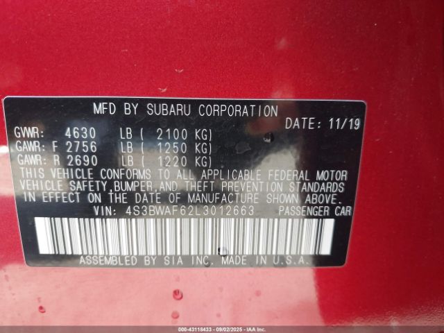 Subaru Legacy Sport Image 7