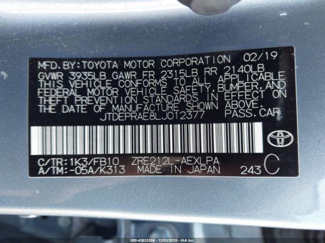 Toyota Corolla Le Image 10