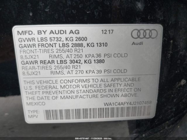 Audi Sq 3.0t Premium Plus Image 8