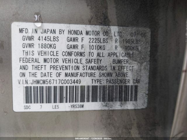 Honda Accord 2.4 Ex Image 7