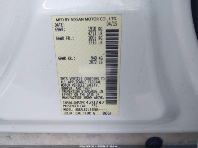 Nissan Altima Image 16