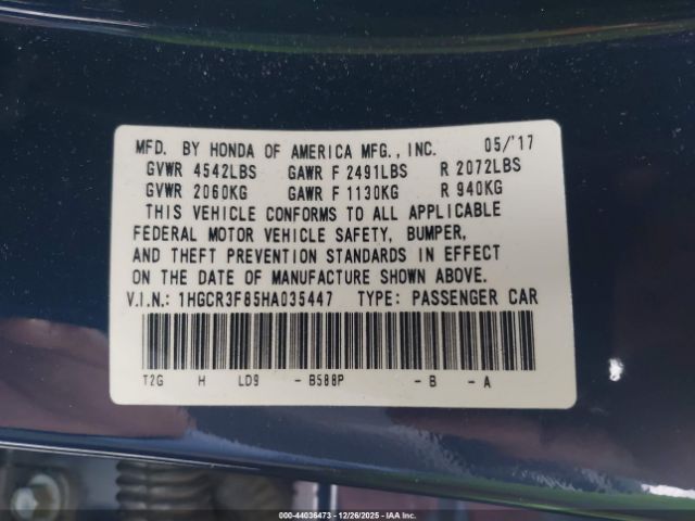 Honda Accord Ex-l V6 Image 11