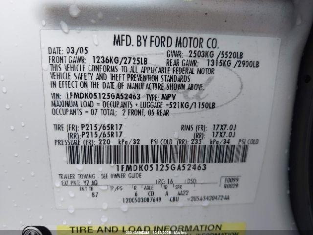 Ford Freestyle Sel Image 8