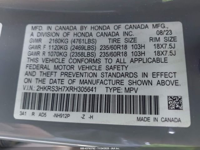 Honda CR-V Ex-l 2wd Image 9