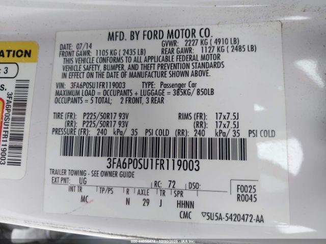 Ford Fusion Titanium Image 6