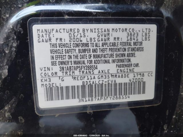 Nissan Sentra S Image 13