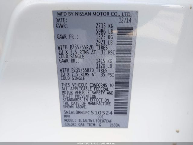 INFINITI Qx Image 13