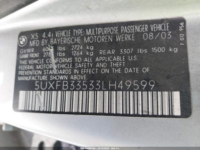 BMW X Series 4.4i Image 5