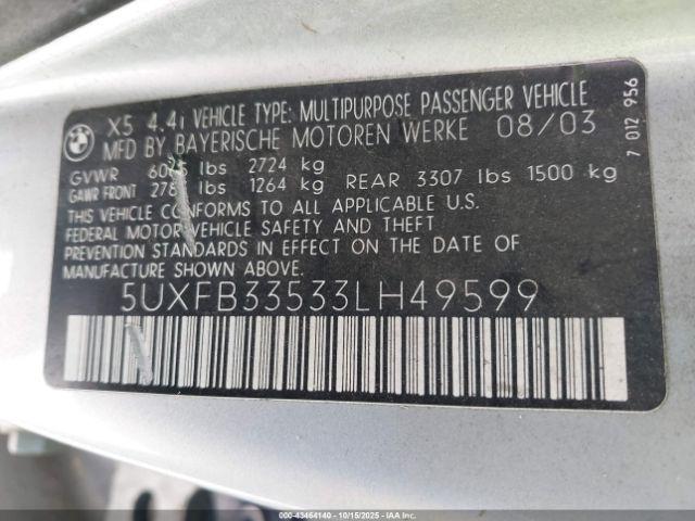 BMW X Series 4.4i Image 5