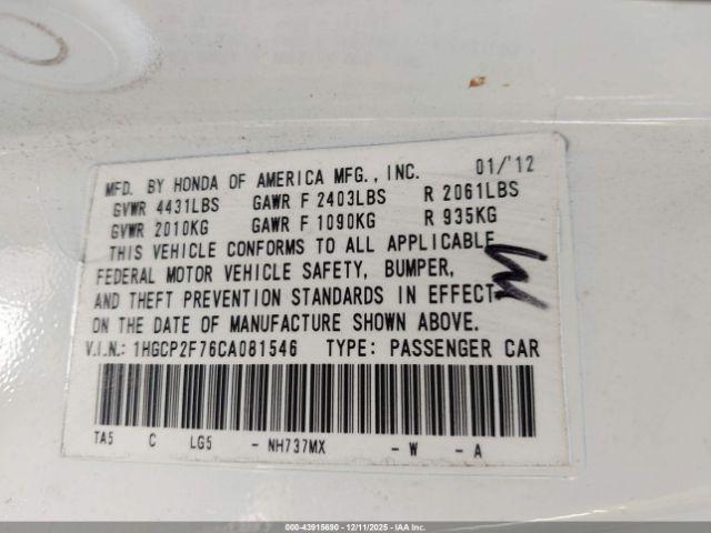 Honda Accord 2.4 Ex Image 2