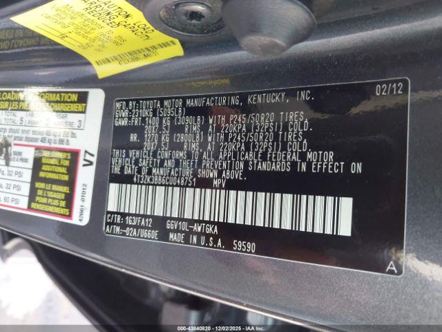 Toyota Venza Le V6 Image 13