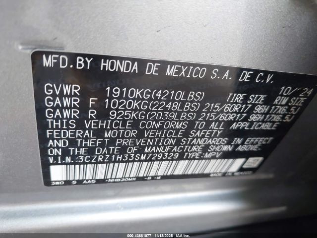 Honda HR-V 2wd Lx Image 6