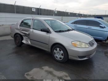  Salvage Toyota Corolla