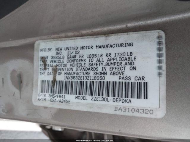 Toyota Corolla Ce Image 10