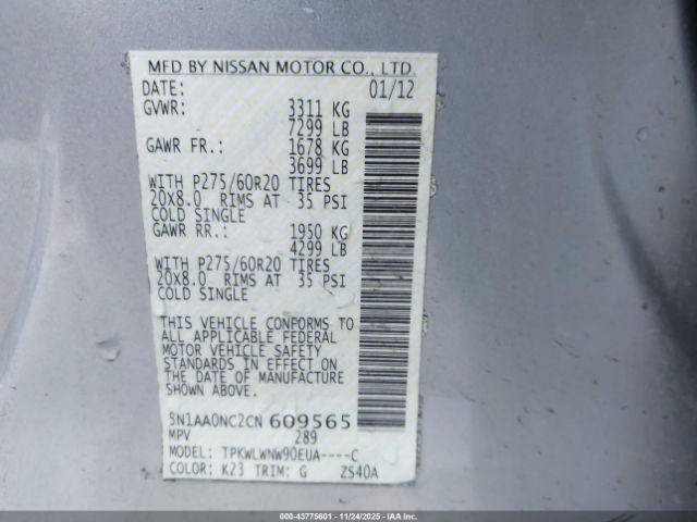 Nissan Armada Platinum Image 16