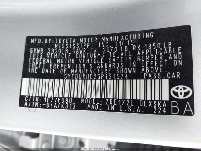 Toyota Corolla S Plus Image 3