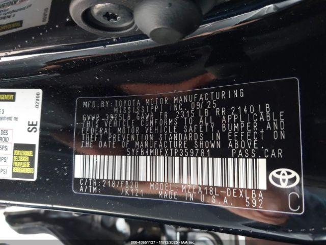 Toyota Corolla Le Image 10