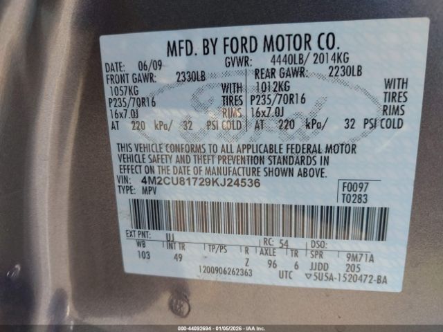 Mercury Mariner I4 Image 7