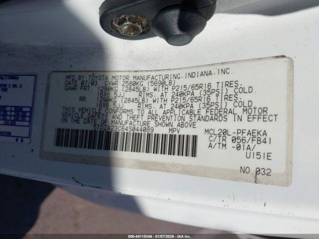 Toyota Sienna Le Image 4