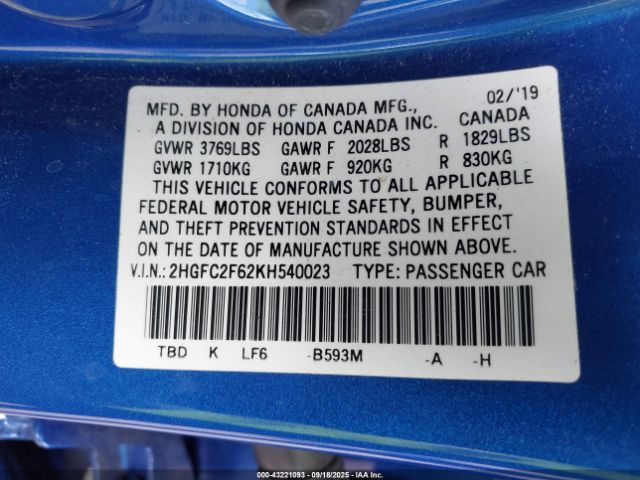 Honda Civic Lx Image 14