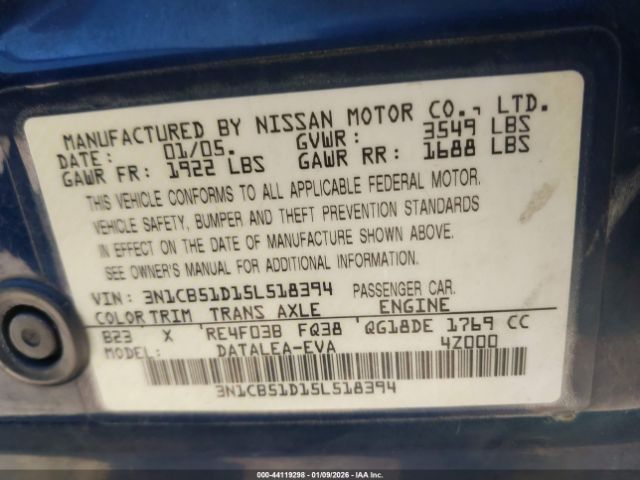 Nissan Sentra 1.8s Image 10