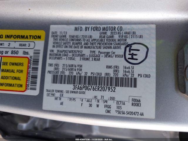 Ford Fusion S Image 6