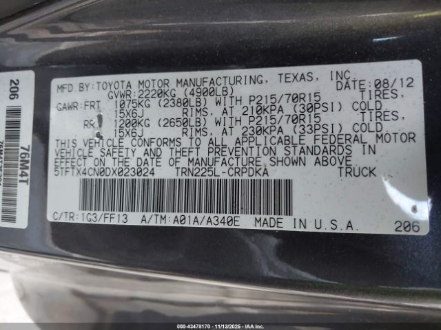 Toyota Tacoma Image 5