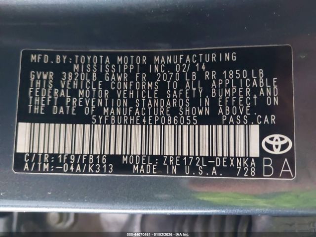 Toyota Corolla Le Image 4