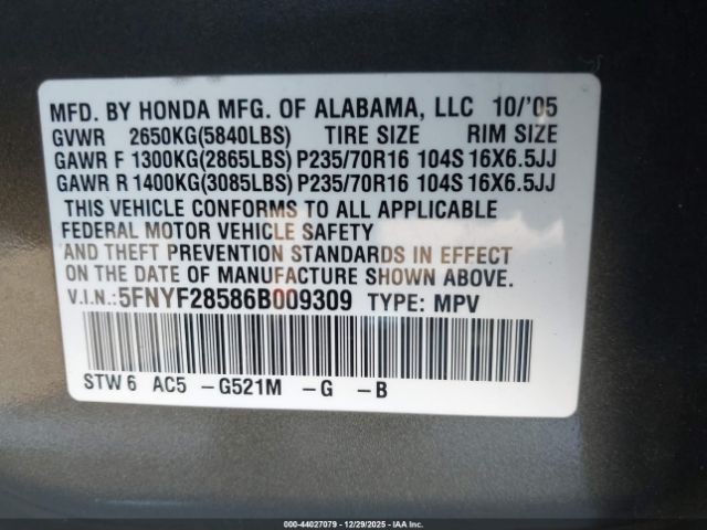 Honda Pilot Ex-l Image 6