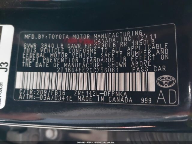 Toyota Corolla Le Image 10