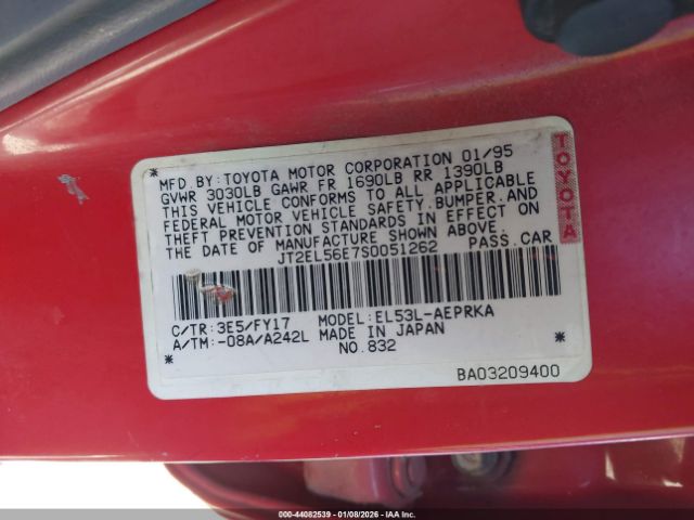 Toyota Tercel Dx Image 12